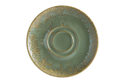 Тарелка d=190 мм. подстановочная (для 71205) Снэл Зеленый чай /1/12/