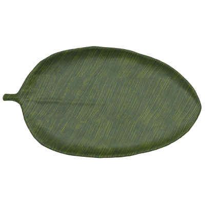 Блюдо,поднос меламиновый 53.5*29*3см  P.L. Green Banana Leaf