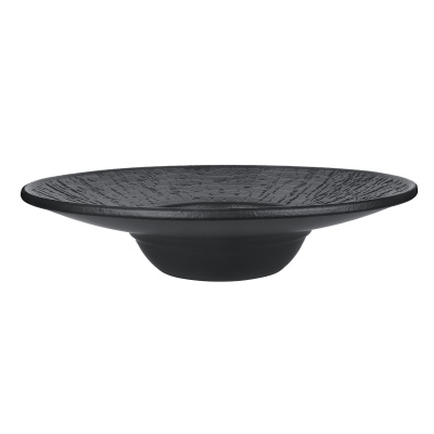 Тарелка для пасты,супа,салата d=27*5,5см,серия "Black Raw Wood"  P.L. - ProffCuisine