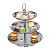 Стойка фуршетная 3 яруса, d 20/25/30 см, P.L. Proff Cuisine