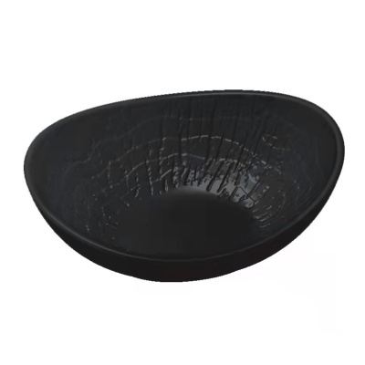 Салатник овальный h=16см, l=12см, h=6 см,серия "Black Raw Wood"  P.L. - ProffCuisine