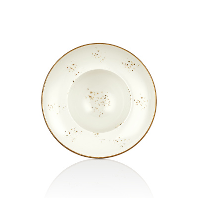Тарелка глубокая  "Elegance" 23см.450мл. фарфор By Bone