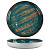 Тарелка с бортом Texture Dark Green Lines 22,6*3 см, P.L. Proff Cuisine