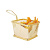 Корзинка для подачи "Gold" 12,5*10*8,5 см, металл, P.L. Proff Cuisine