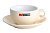Чашка с блюдцем Barista (Бариста) 220 мл, бежевая, P.L. Proff Cuisine