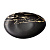 Тарелка Black Gold 30*19 см, P.L. Proff Cuisine