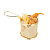 Корзинка для подачи "Gold" 8,5*9* см, металл, P.L. Proff Cuisine