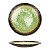 Тарелка d=26 см,каменная керамика,цвет"Green",серия "Tokyo-Stockholm"  P.L.