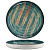 Тарелка с бортом Texture Dark Green Lines d 28*3 см, P.L. Proff Cuisine